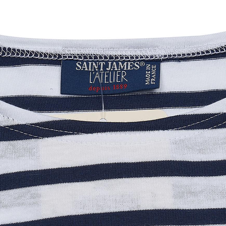 Saint James Unisex Levant T-Shirt 9863 88 NEIGE MARINE