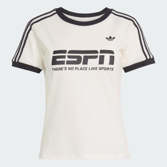 Adidas Women’s Short Sleeve T-Shirt KD1379 OFF WHITE DOM