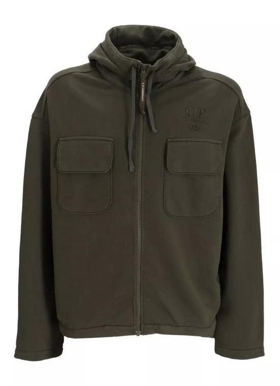 CP Company Ivy Green Zip Jacket 17CMSS021 A006372 G674