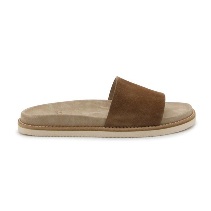 Brunello Cucinelli Brown Suede Slide Slippers Men’s