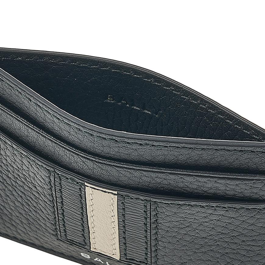 BALLY Ribbon Leather Card Holder Wallet for Men RBN C CARD CASE U901P