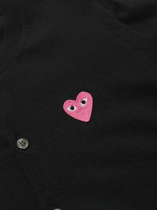 Comme des Garcons Black Wool Knit Cardigan