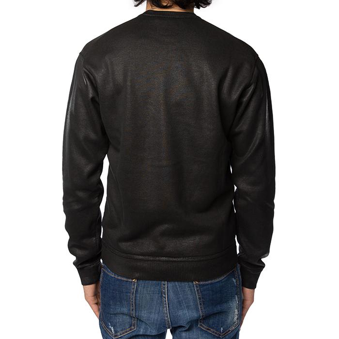 Dsquared2 Twins Print Vintage Wash Coated Sweatshirt