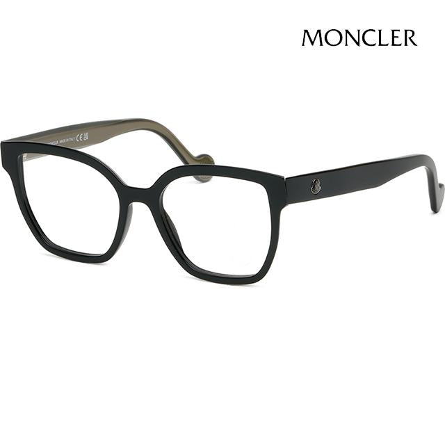 Moncler Black Square Cat Eye Acetate Oversized Eyeglasses Frames ML5155 001