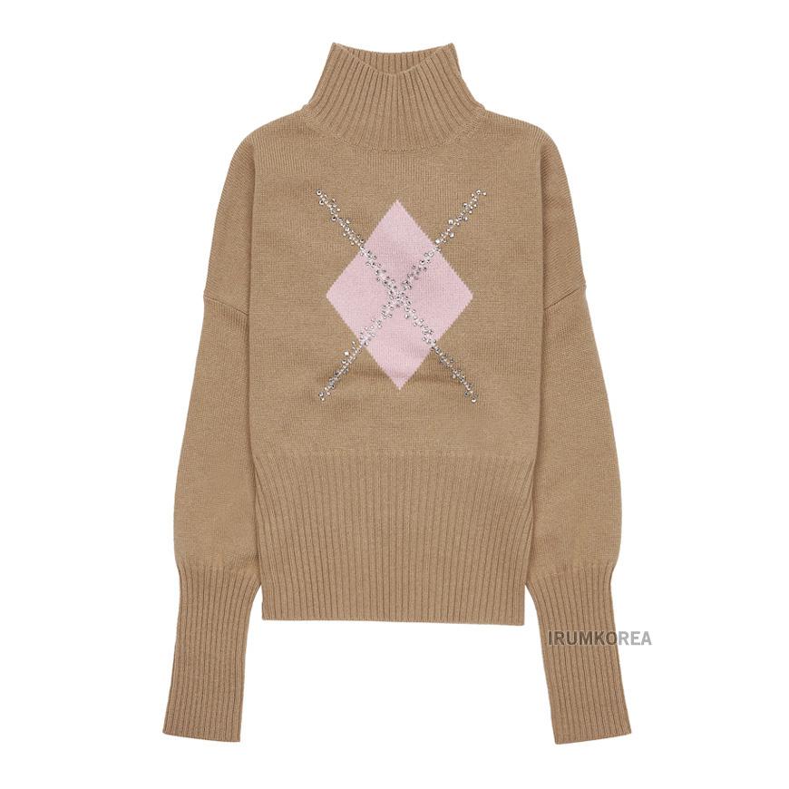 Max Mara Women’s NUCIA Round Neck Knit Sweater Beige