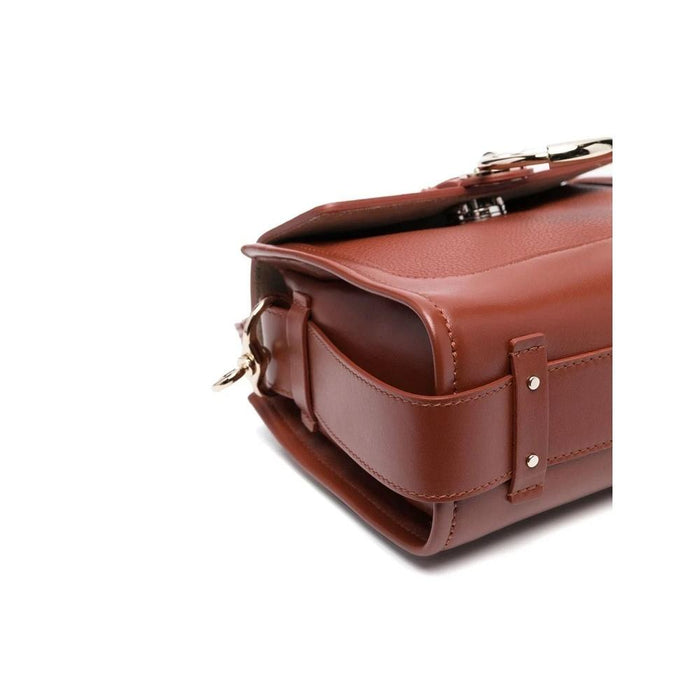 Chloe Tess Mini Day Bag Leather Top Handle Tote Bag 2-Tone