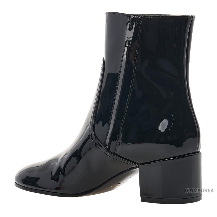 CELINE Women’s Patent Leather Ankle Boots 360484582C 38NO