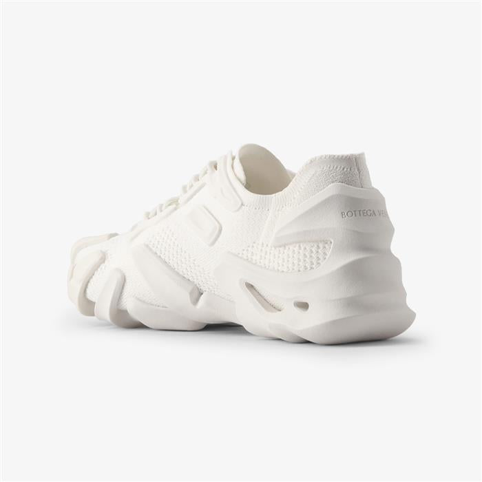 Bottega Veneta Men’s Flex Low-Top Sneakers Gray Leather