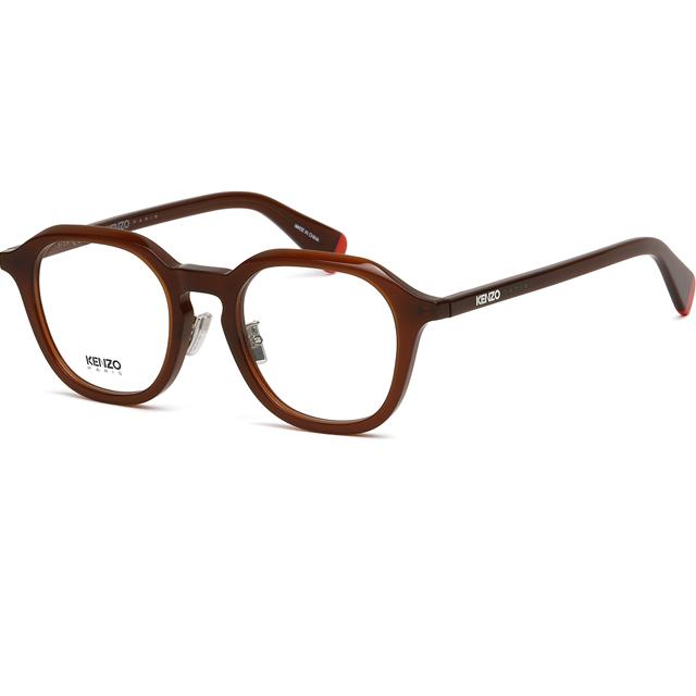 KENZO Acetate Asian Fit Eyeglass Frames Unisex Tortoise Daily Style