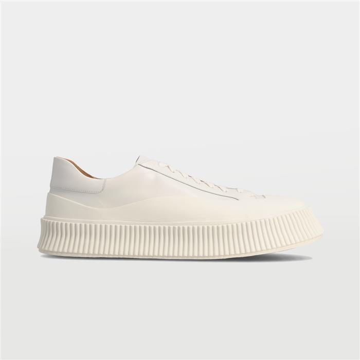 JIL SANDER Men's Platform Leather Low-Top Sneakers J32WS0018 P4833 100