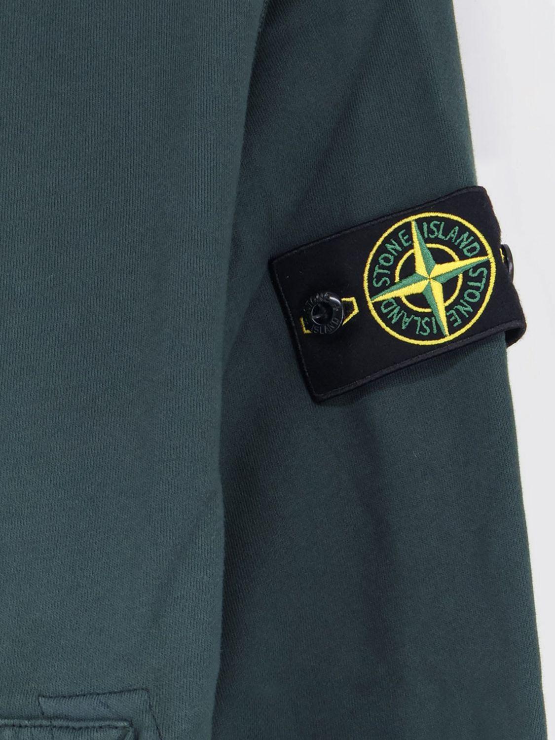STONE ISLAND Zip-Up Bomber Jacket