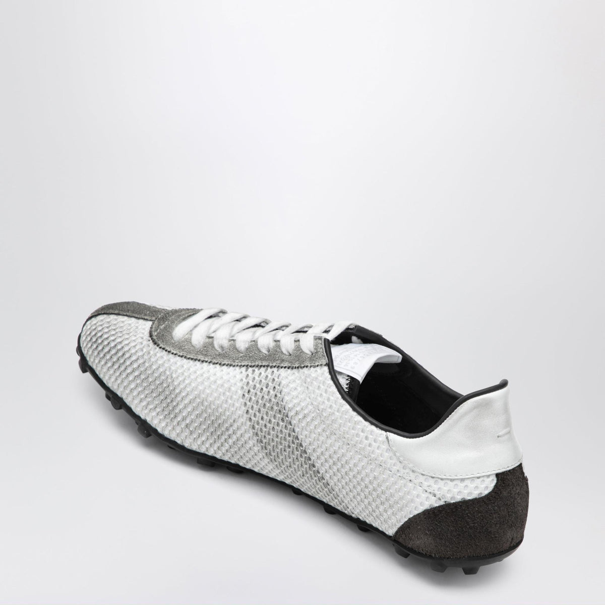 Maison Margiela White Leather Low-Top Sneakers