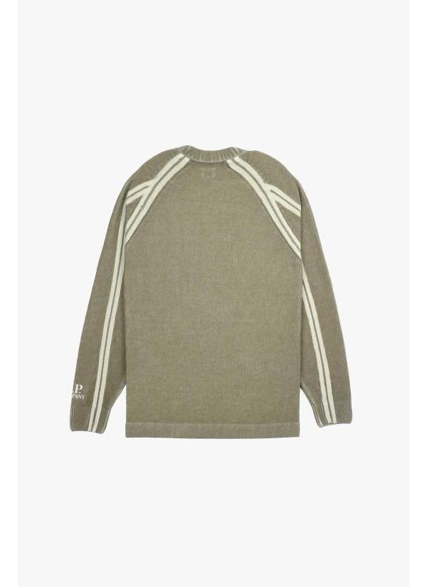 CP Company Cotton Chenille Double Cold-Dye Crewneck Sweater