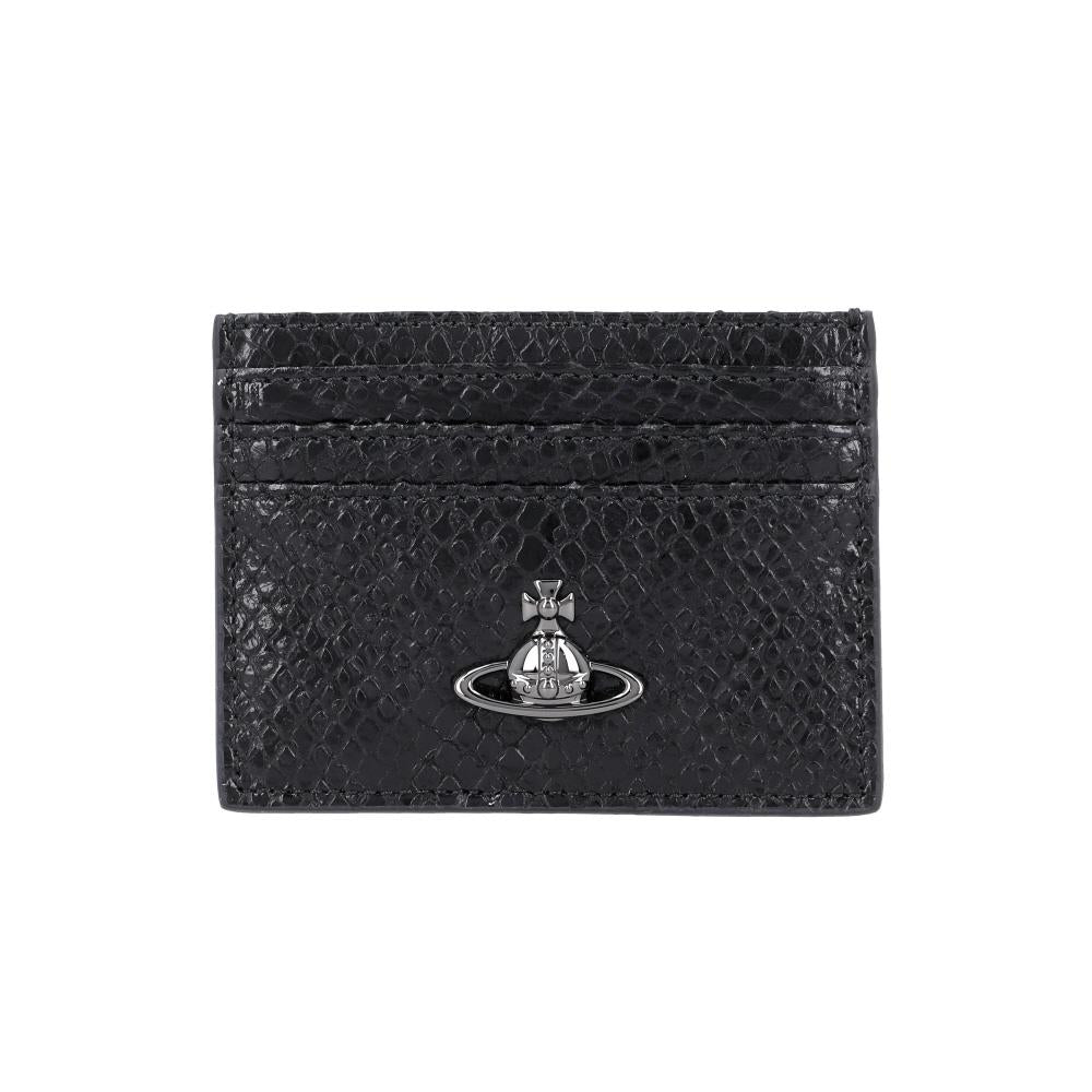 Vivienne Westwood Python Embossed Leather Women’s Card Hold 54030004W L00D7 N204