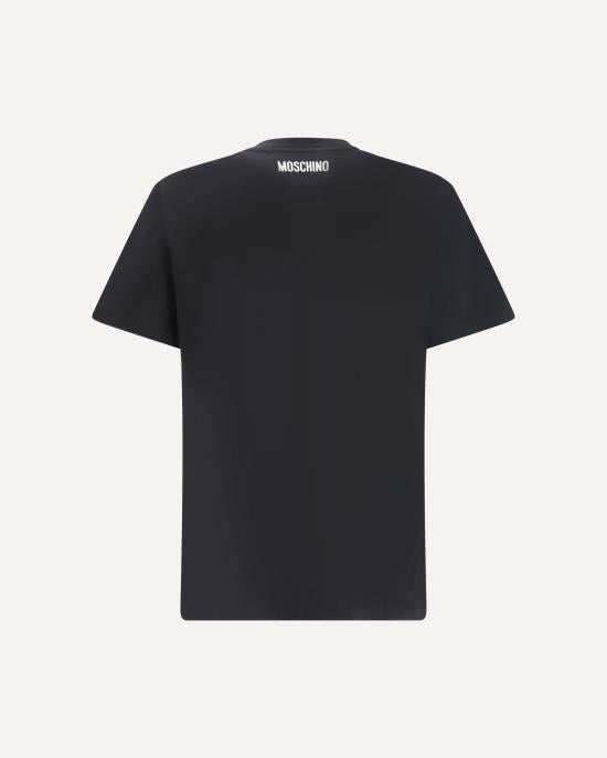 Moschino Short Sleeve T-Shirt Black Cotton Men’s Tee AEF251ZZ07140241 AEF1555
