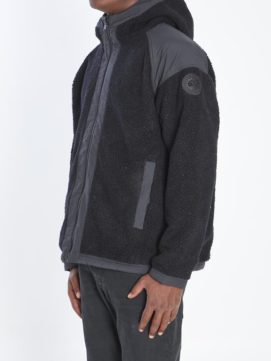 Canada Goose Albany Reversible Fleece Bomber Jacket Black Men's