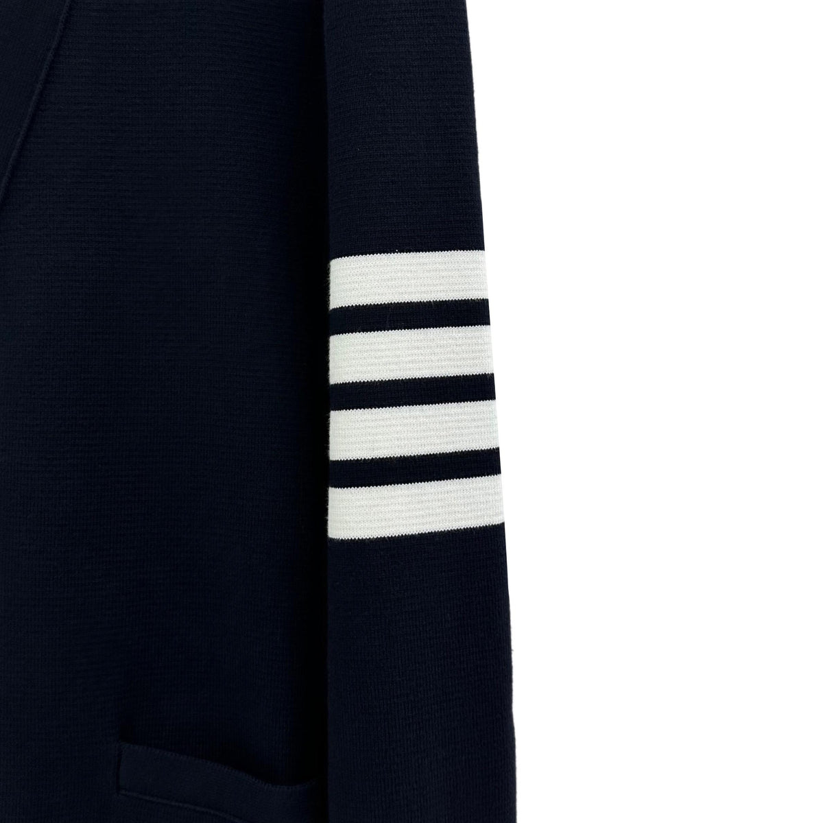 THOM BROWNE Men's Milano Stitch Arm Stripe Knit Cardigan MKC171A 415