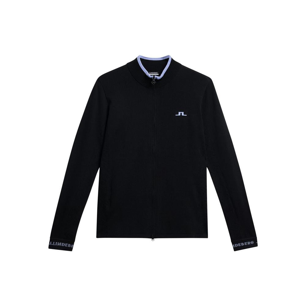J LINDEBERG ALMAIDA Knit Jacket Black Women’s
