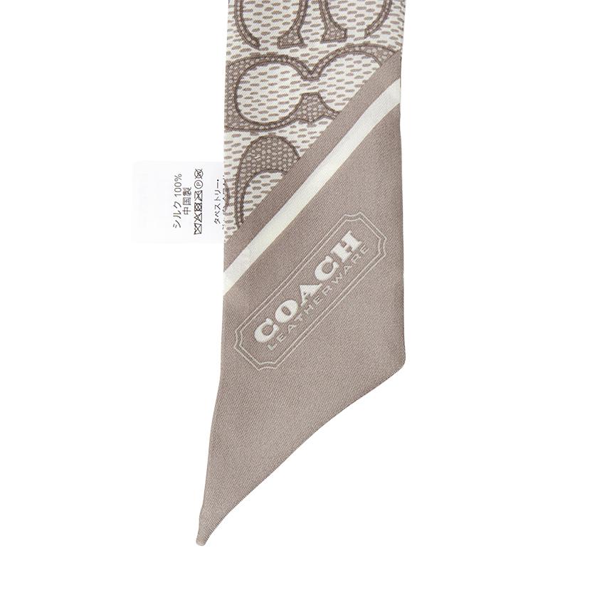 Coach Signature Women’s Silk Skinny Scarf C2783 C2J