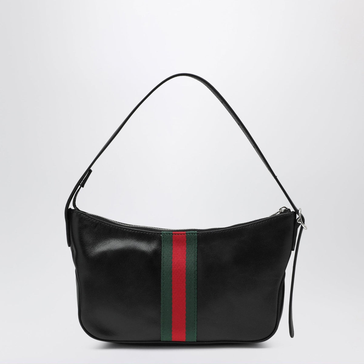 GUCCI Brown Leather Crossbody Shoulder Bag