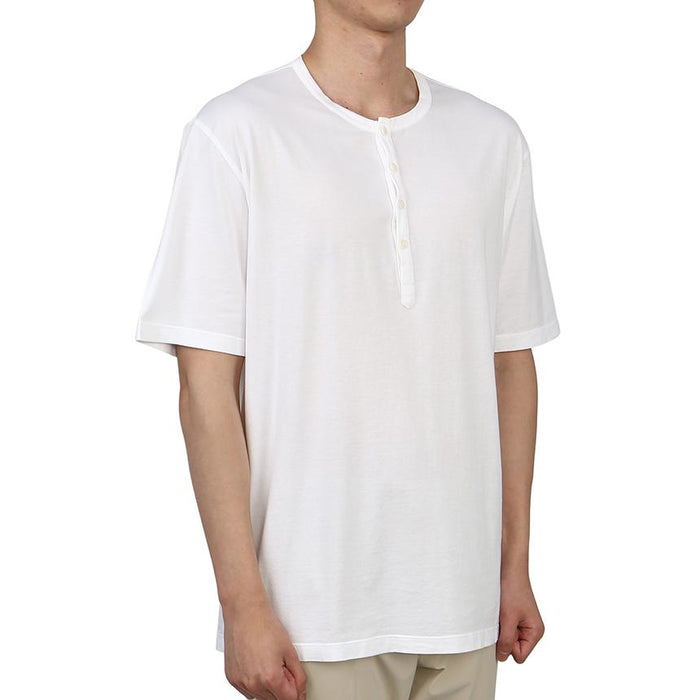 Ten C Men’s Short Sleeve T-Shirt White Cotton Tee