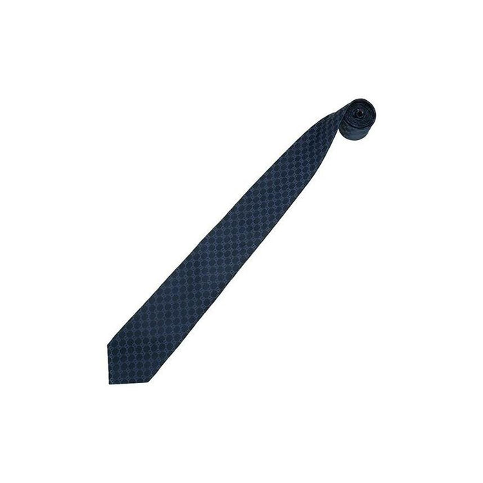 GUCCI Navy Pattern Silk Tie 456520 4B002 4168 GG