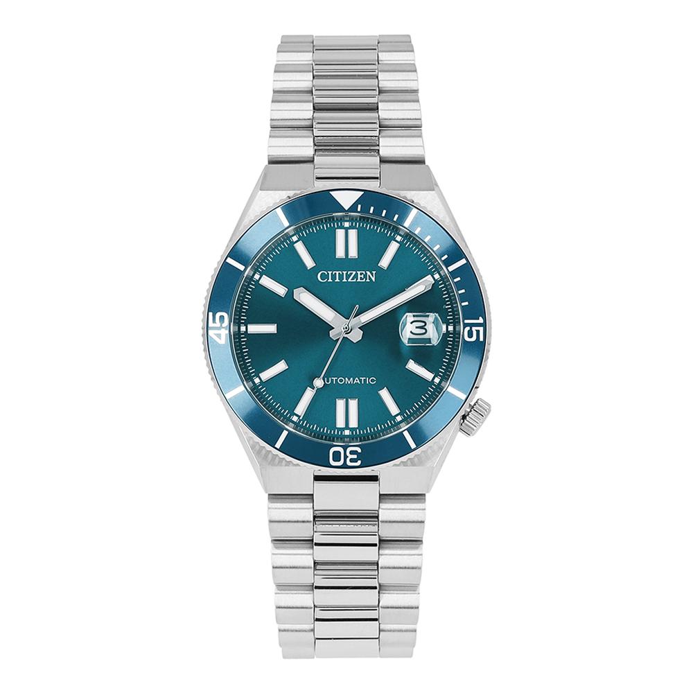 CITIZEN Blue Dial Stainless Steel Men’s Watch NJ0231 56L