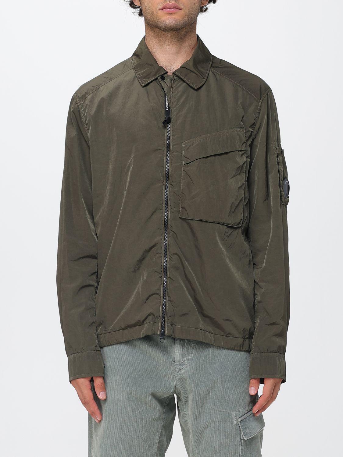 CP Company Long Sleeve Cotton Shirt Green Men