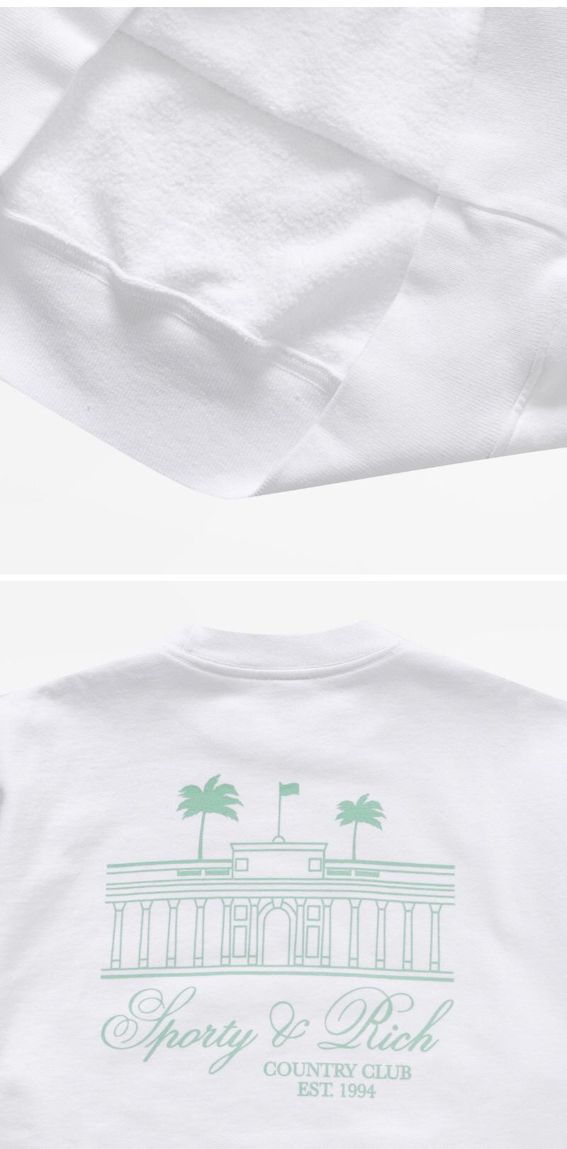 SPORTY&RICH Men’s Crewneck Sweatshirt CR864WH