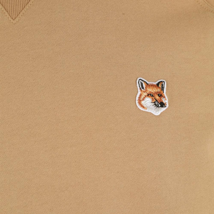 Maison Kitsune Beige Fox Logo Sweatshirt AM00303KM0001 P220