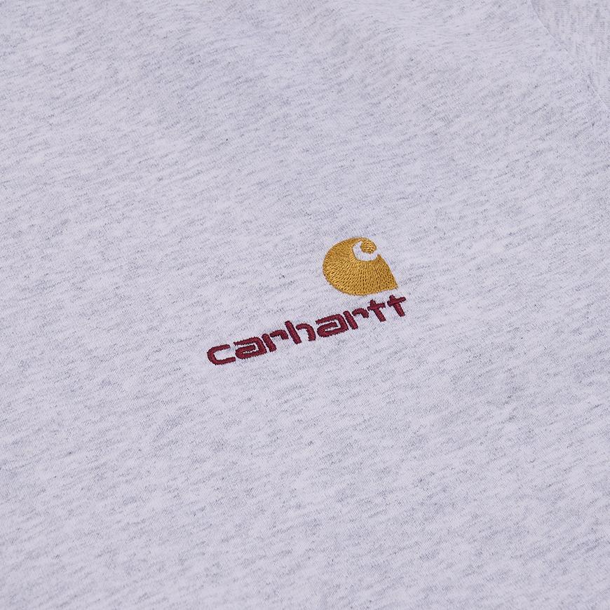 CARHARTT WIP American Script Logo T-Shirt Men Navy Cotton
