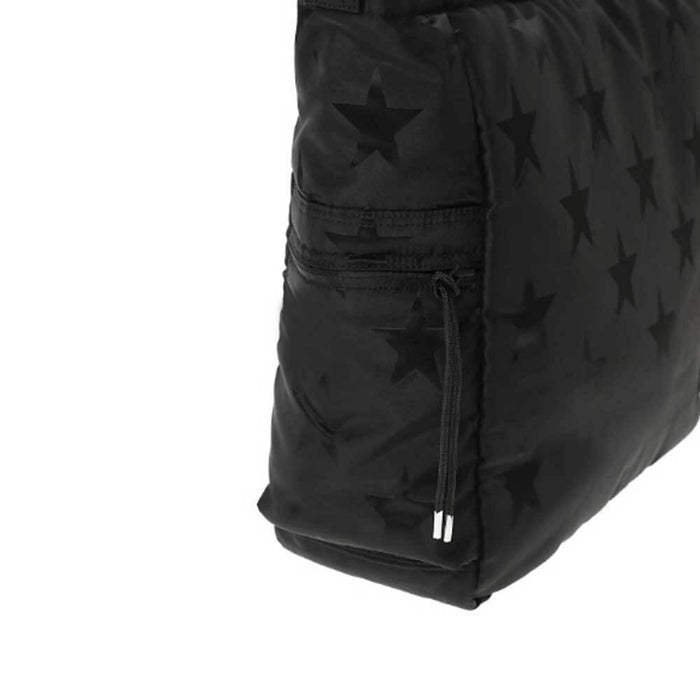 PORTER Flag Tote Bag Black Canvas 867 17101