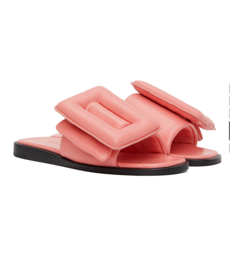BOYY Puffer Flamingo Pink Slide Sandals