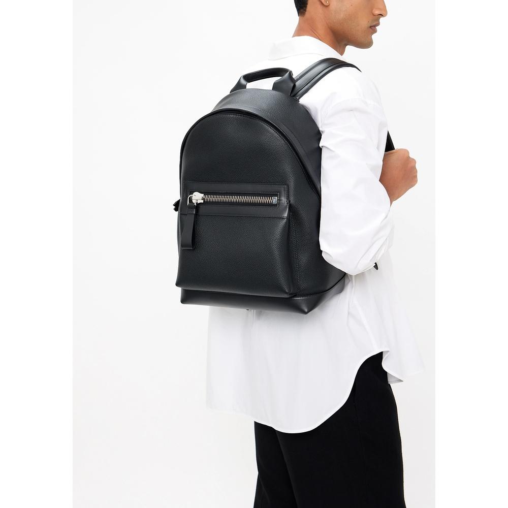 TOM FORD Leather Backpack Black Men's Backpack