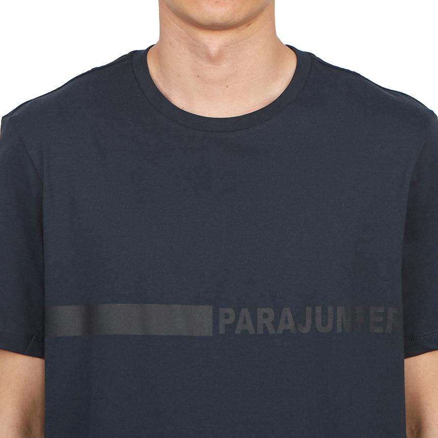 Parajumpers Men’s Short Sleeve T-Shirt Blue Navy Cotton