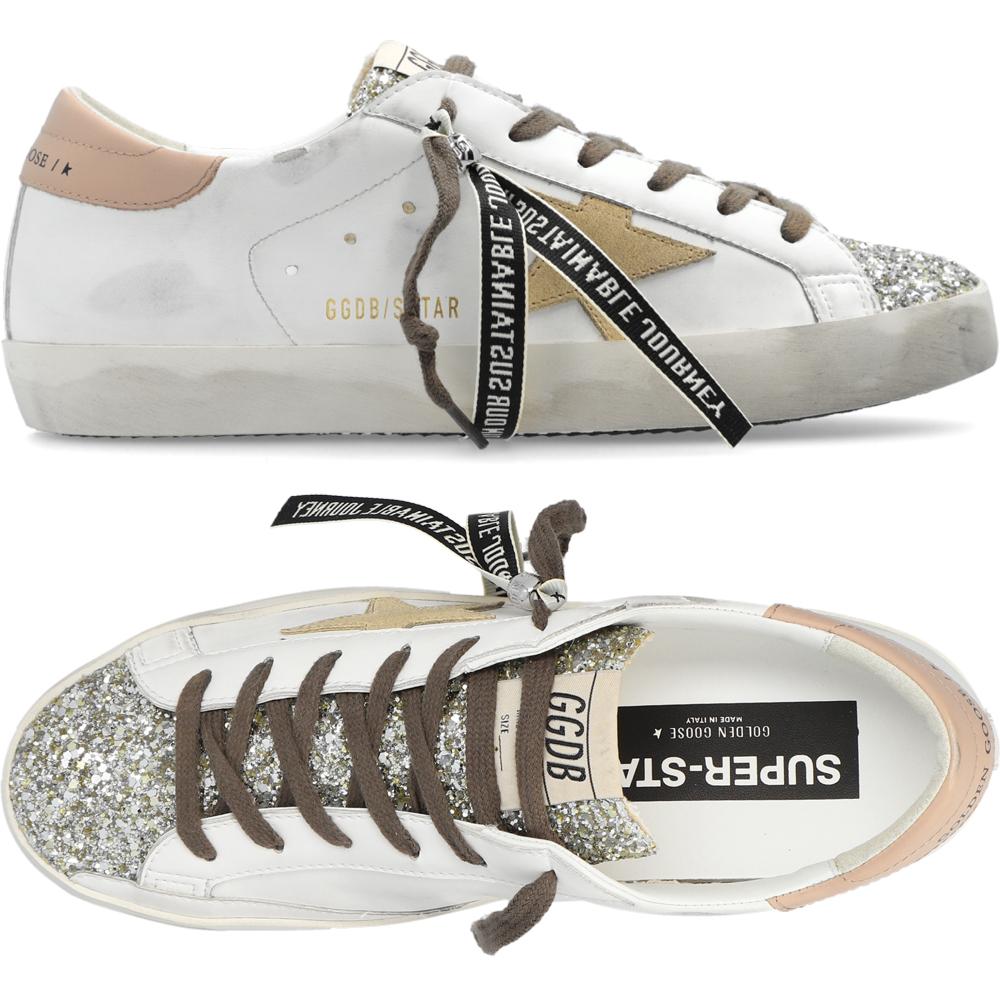 GOLDEN GOOSE Superstar Low-Top Leather Sneakers Women White