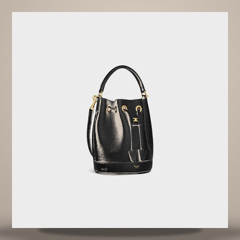 CELINE Small Boston Soft Calfskin Tan Tote Bag