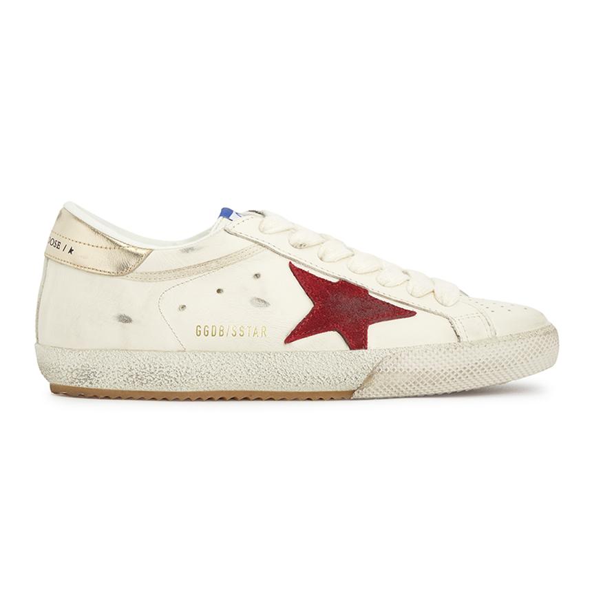 GOLDEN GOOSE Superstar Low-Top Sneakers Men White Leather