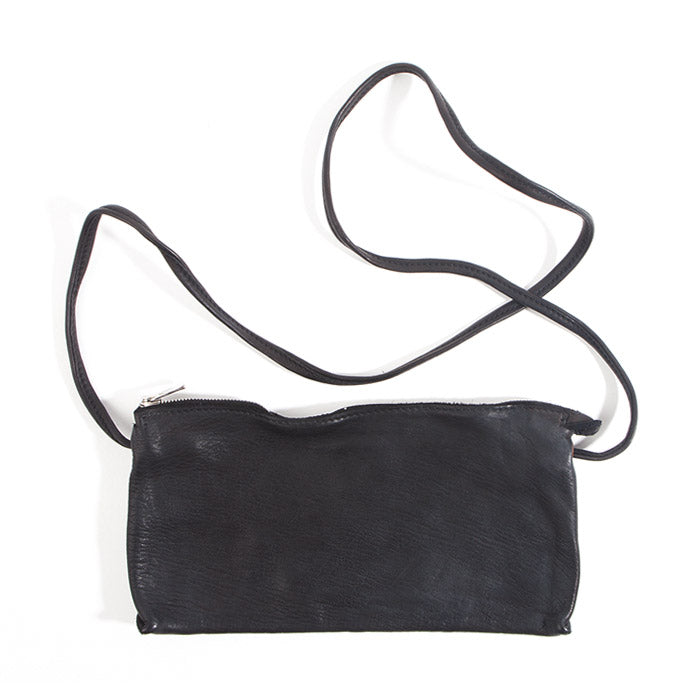 GUIDI Soft Horse Leather Shoulder Crossbody Bag 28X16 CLT01 BLACK