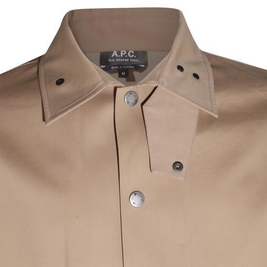 A.P.C. Wool Blend Single-Breasted Coat for Men COERZH01497