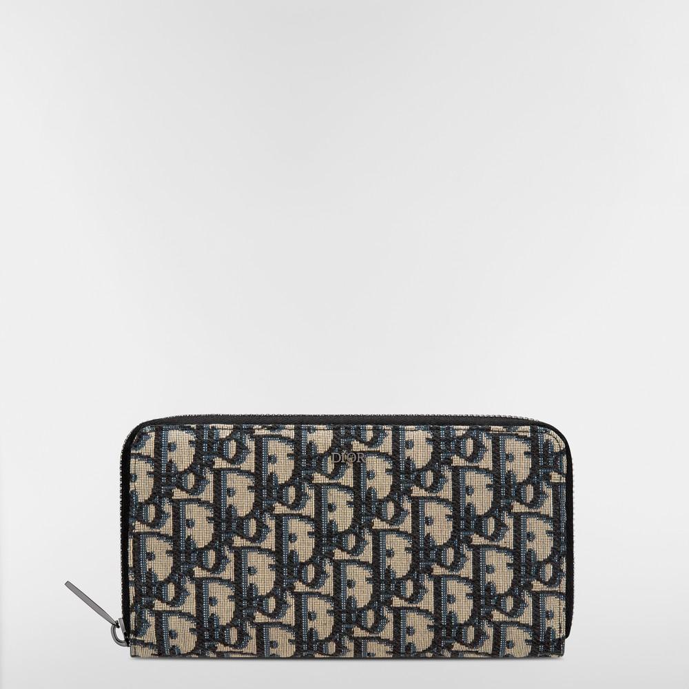 DIOR Oblique Zip-Around Long Wallet 2ESBC252YSE