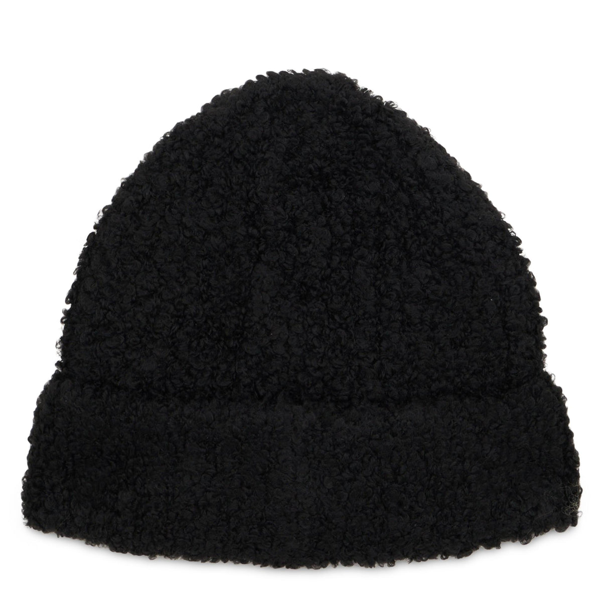 Maison Margiela Black Wool Beanie Hat