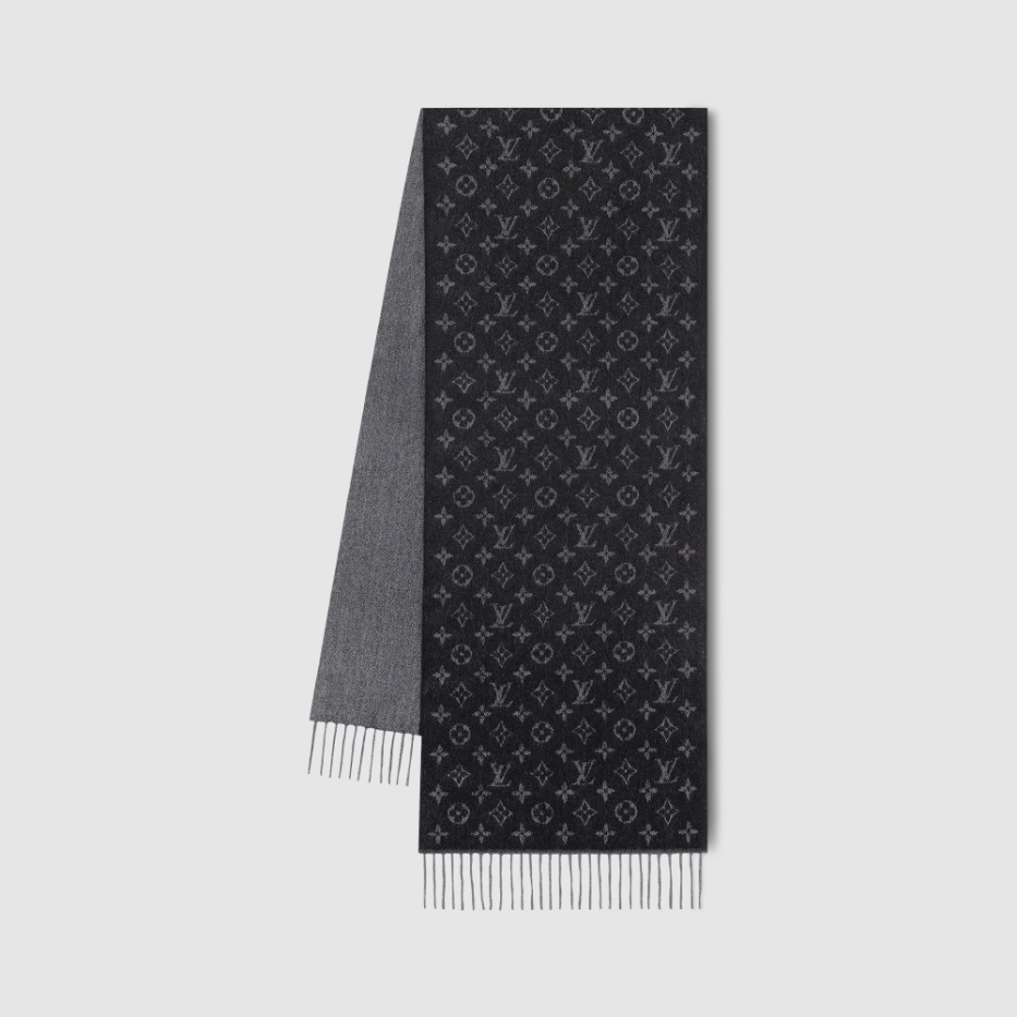 Louis Vuitton Monogram Gradient Scarf Muffler Shawl