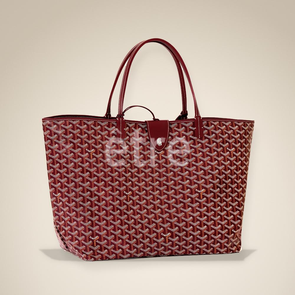 GOYARD Burgundy Saint Louis GM Tote Bag for Women