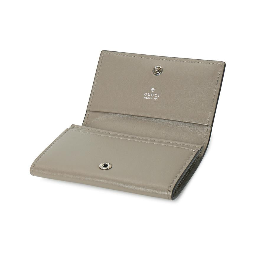 GUCCI Horsebit Leather Men's Card Holder Wallet 846956 AAFP1 2816