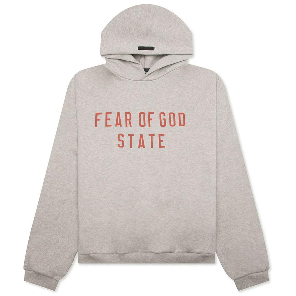 Fear of God Essentials Fleece Lined Pullover Hoodie Men 192BT246251F DARK HEATHE