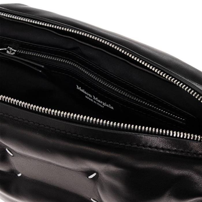 Maison Margiela Glam Slam Sport Camera Bag Black Leather Shoulder Bag