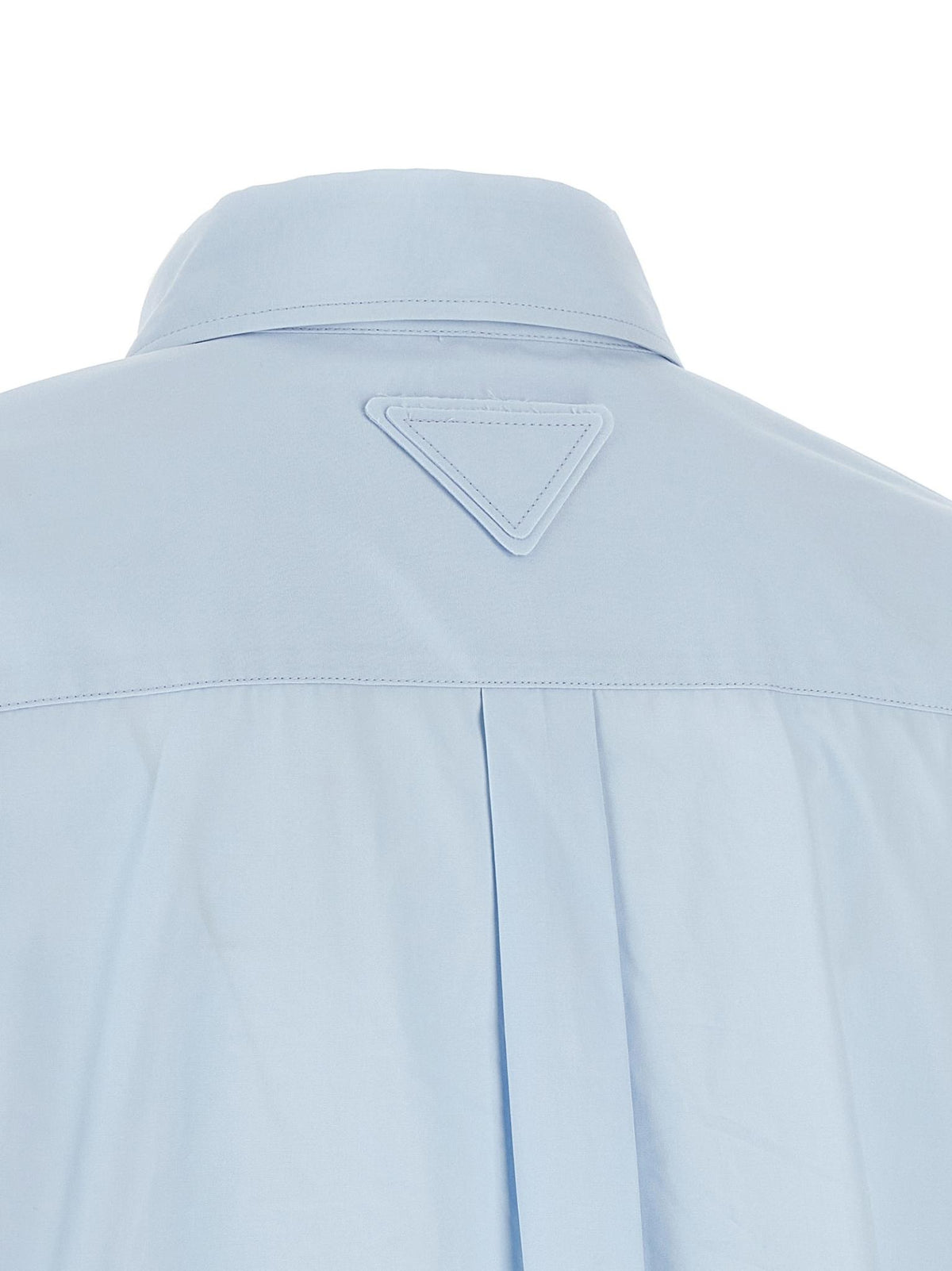PRADA Long Sleeve Button-Up Shirt Women’s White Cotton