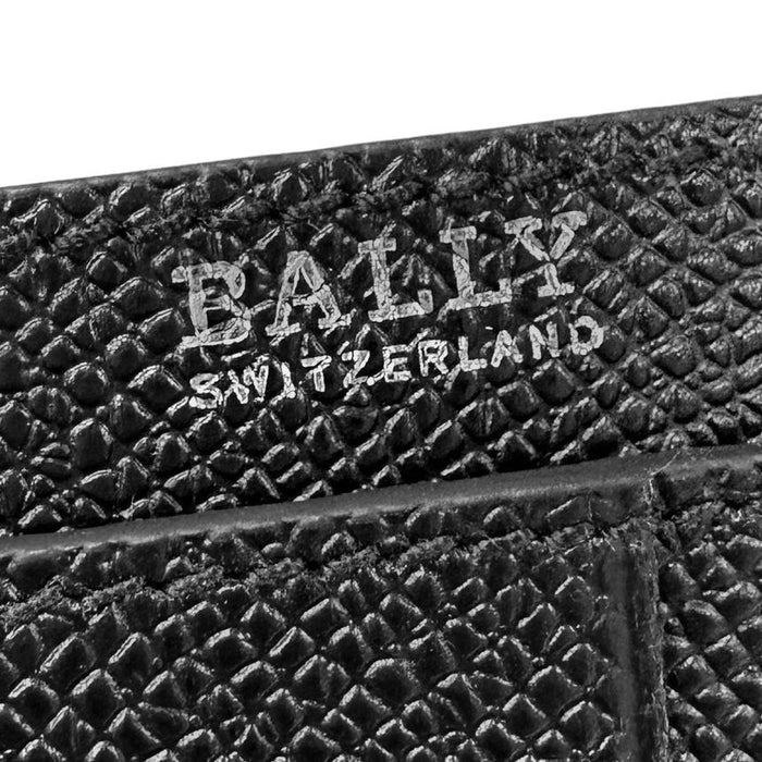 BALLY Black Leather Card Holder for Men LORTYN 6225311
