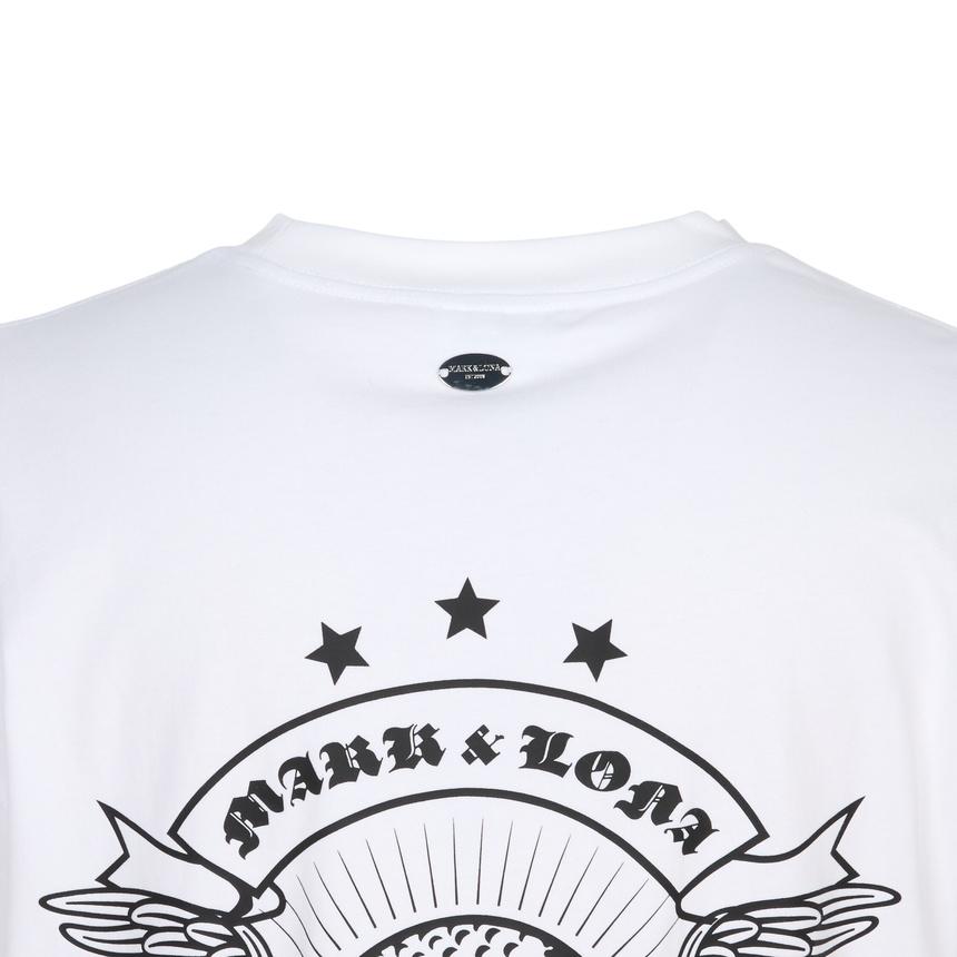 MARK&LONA Men’s Golf Short Sleeve T-Shirt White